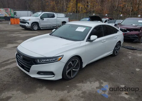 2019 Honda Accord Sport z USA, uszkodzony, nr VIN 1HGCV1F34KA106911